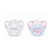 NUK Tétine Silicone Classic My Love 0/6M x2