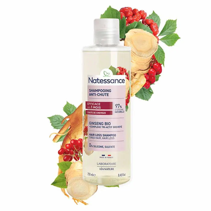 Natessance Shampooing Anti-Chute Ginseng Bio 250ml
