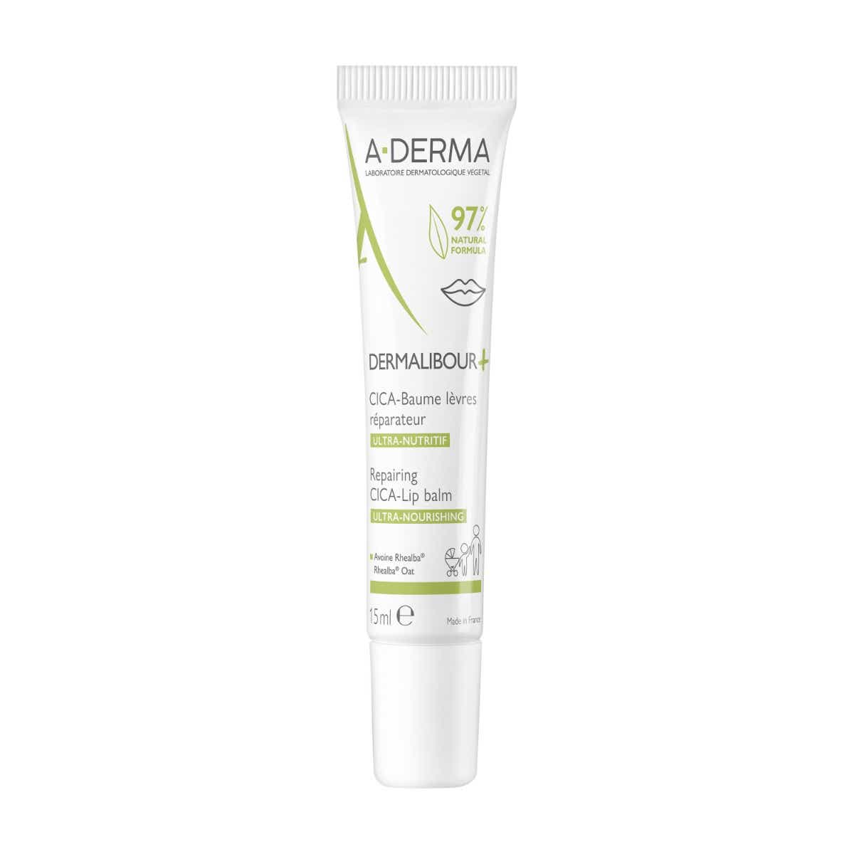 A-Derma Dermalibour+ Cica Baume Lèvres Réparateur