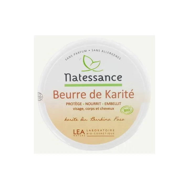 Natessance Beurre de Karité Bio Équitable 100g