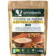 Amoseeds Ashwagandha en Poudre Bio 200g