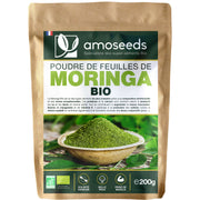 Amoseeds Poudre de Moringa Bio 200g