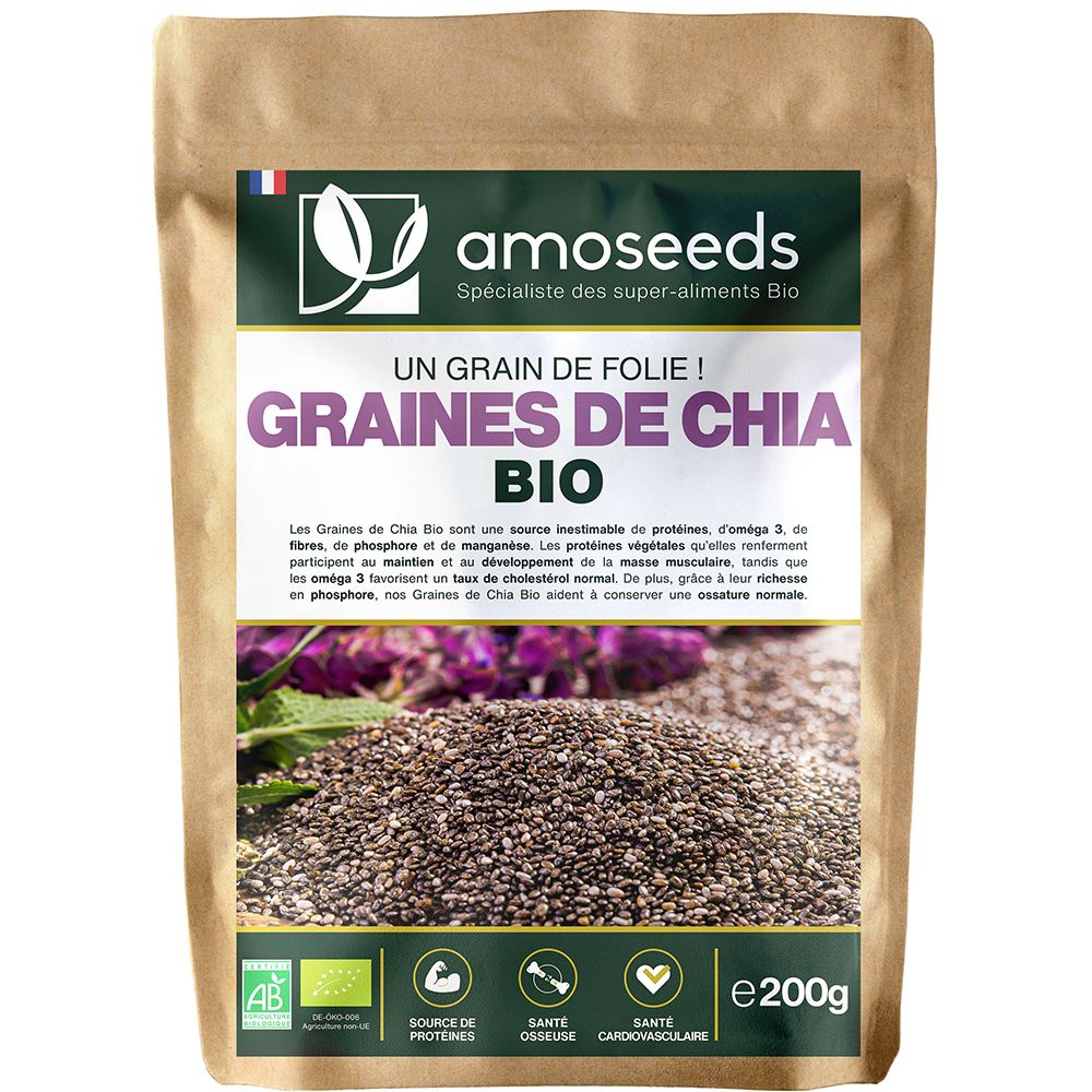 Amoseeds Graines de Chia Bio 200g