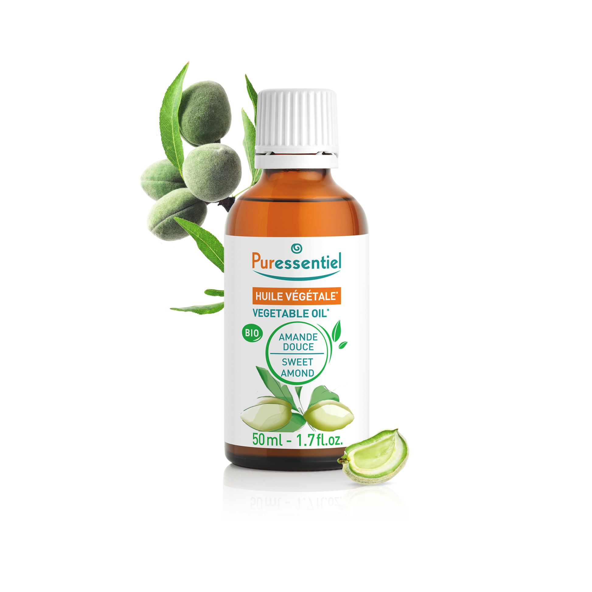 Puressentiel Huile Végétale Bio Amande Douce 50ml