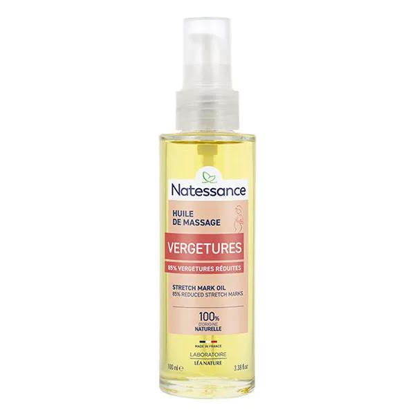 Natessance Huile de Massage Anti-Vergetures 100ml