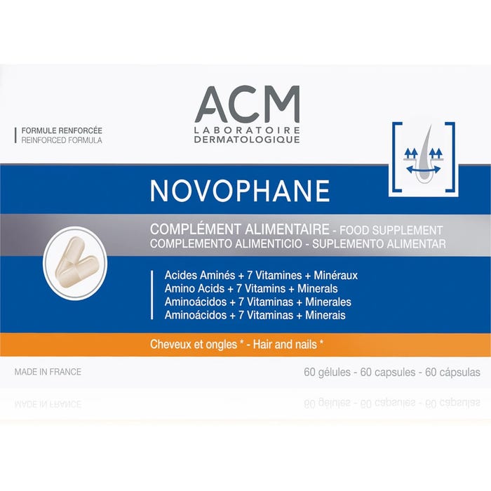 ACM Novophane Gélule Cheveux et Ongles 60