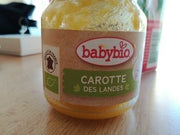 BabyBio Carotte des Landes Bio dès 4 Mois 130g