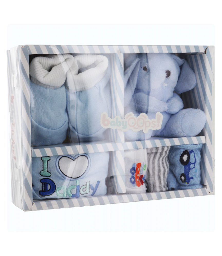 BabyOops Kit Chaussettes Lapin Bleu