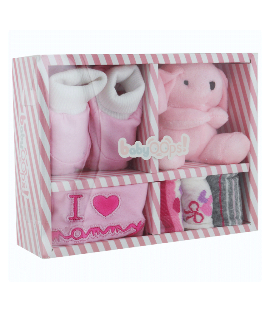 BabyOops Kit Chaussettes Lapin Rose