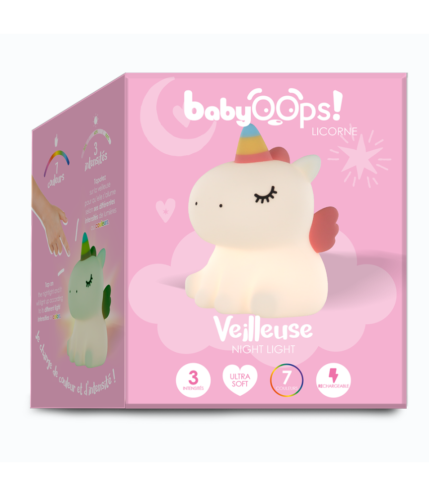 BabyOops Veilleuse Licorne