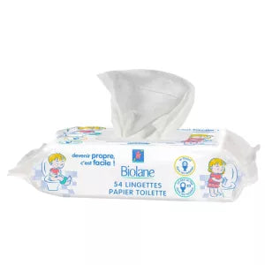Biolane Lingettes Papier Toilette x54