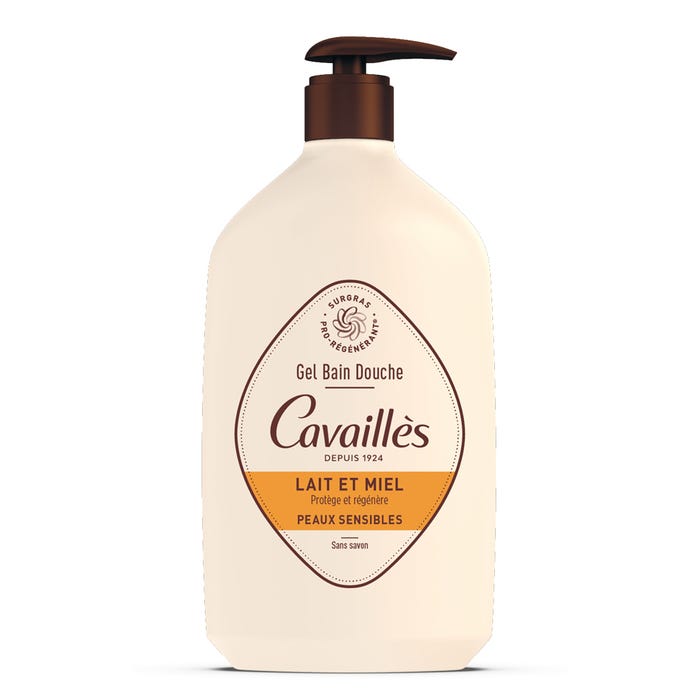 Cavaillès Gel Douche Lait de Miel 1L
