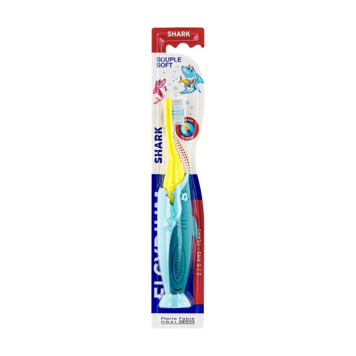 Elgydium Kids Brosse à Dents 2-6 ans Shark