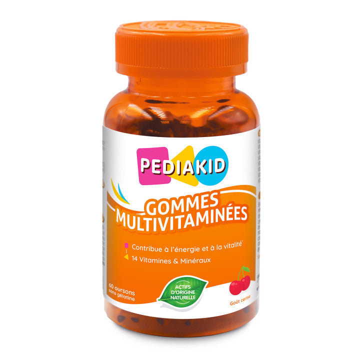 Pediakid Gommes Multivitaminées – 60 gommes – photo produit