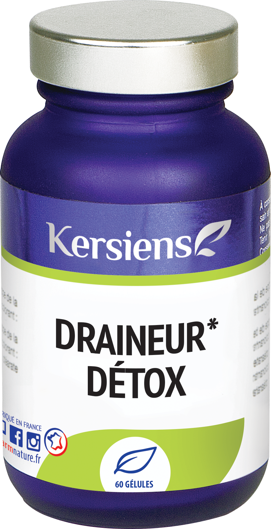 Kersiens Draineur Détox 60 Gélules