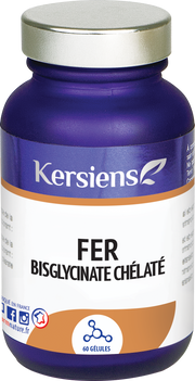Kersiens Fer Bisglycinate Chélaté 60 Gélules