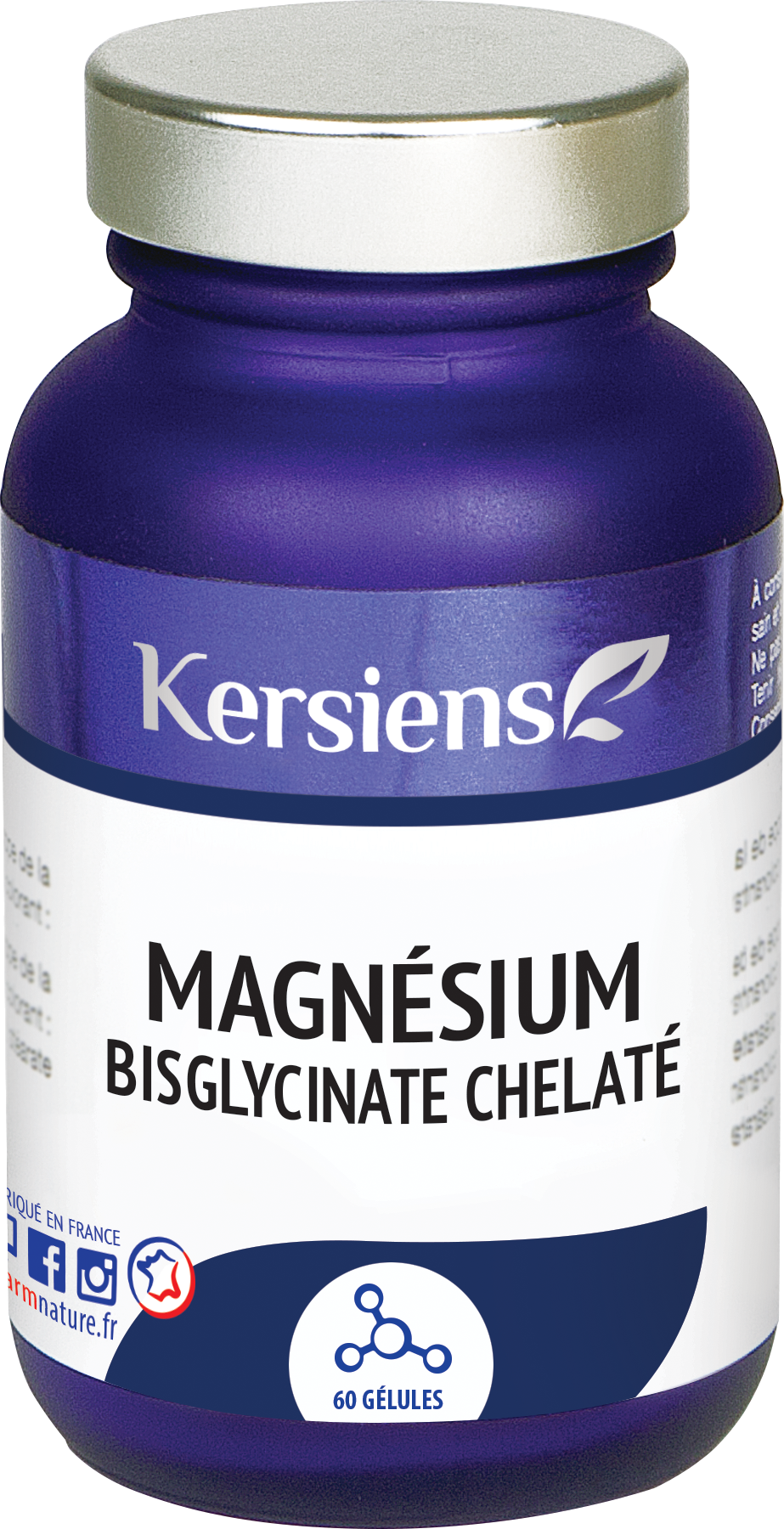 Kersiens Magnésium Bisglycinate Chélaté 60 Gélules