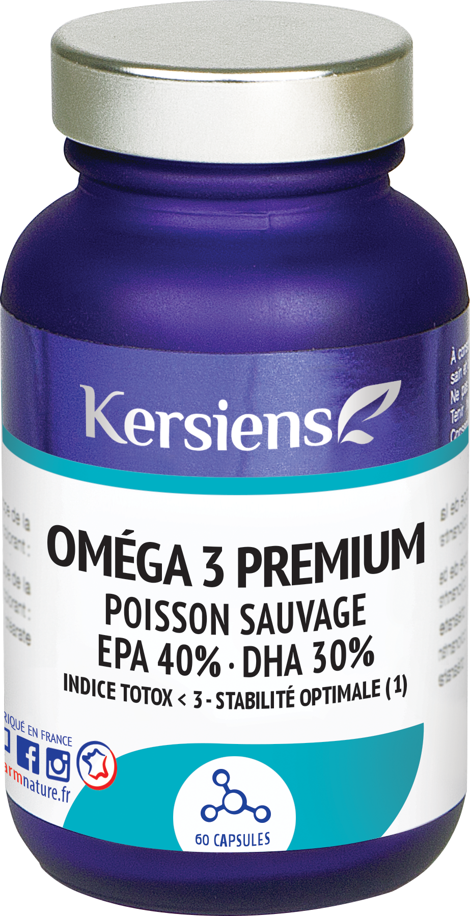 Kersiens Oméga 3 Premium 60 Capsules