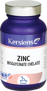 Kersiens Zinc Bisglycinate Chélaté 60 Gélules