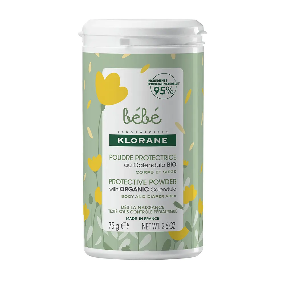 Klorane Bébé Poudre Protectrice au Calendula Bio 75g