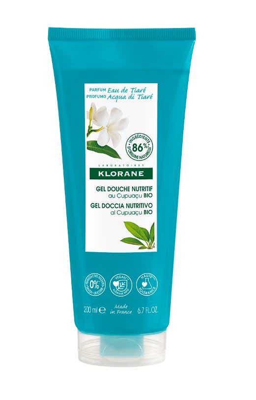 Klorane Gel Douche Nutritif au Cupuaçu Bio Eau de Tiaré 200ml