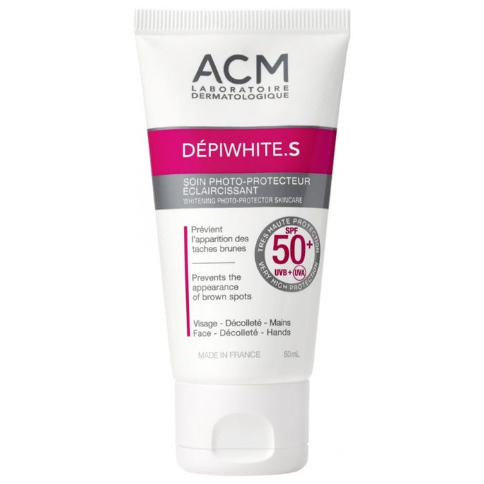 ACM Depiwhite S Soin Photoprotecteur Antitaches SPF50+ 50ml