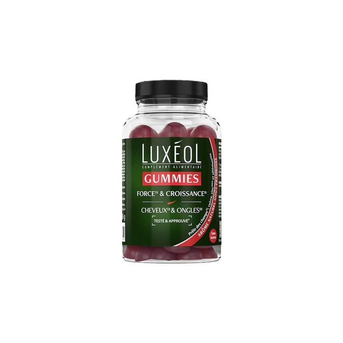 Luxeol Gummies Force et Croissance Cheveux Ongles x60