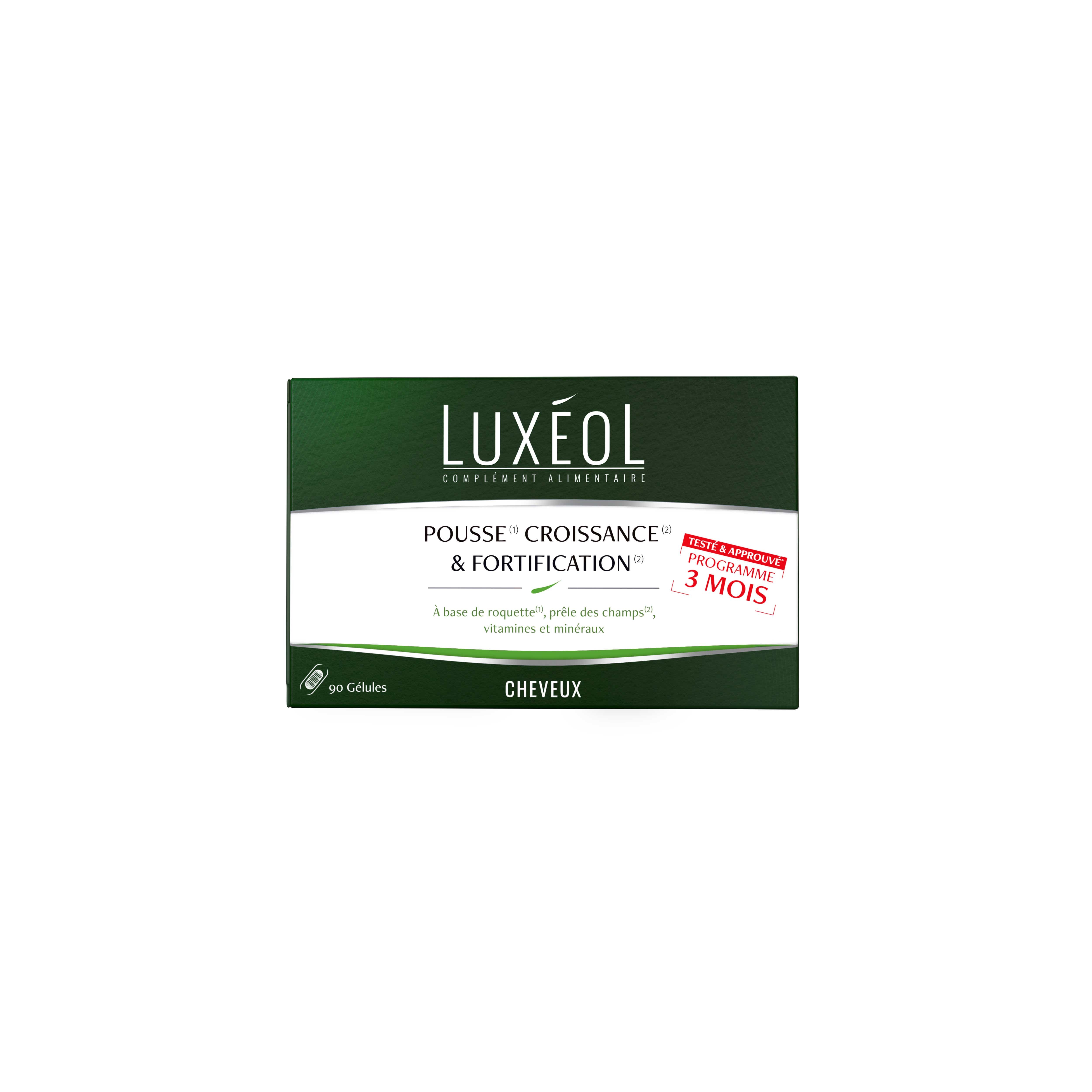 Luxeol Pousse Croissance et Fortification 90 Gélules