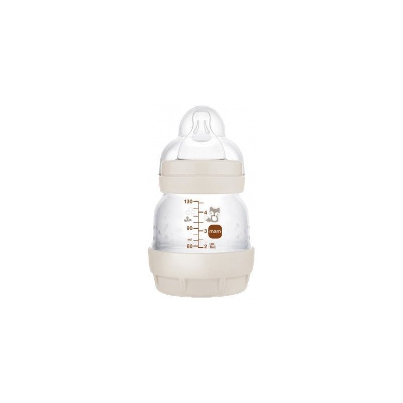 MAM Biberon 0 Mois Débit 0 Marron Clair 130ml