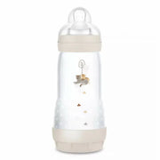 MAM Biberon 4 Mois Débit 3 Marron Clair 320ml