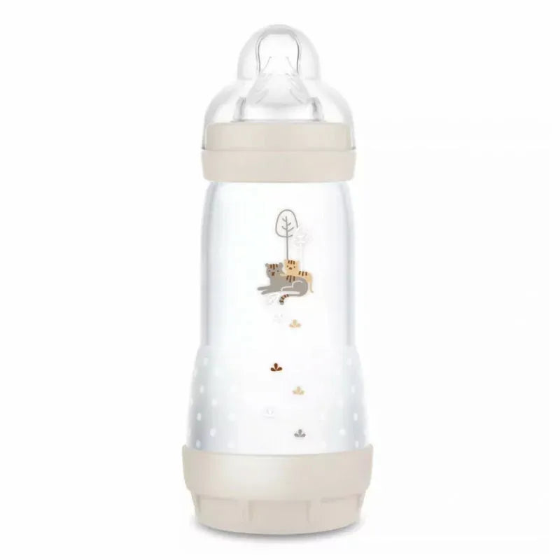 MAM Biberon 4 Mois Débit 3 Marron Clair 320ml