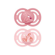 MAM Perfect Sucette Anatomique Silicone 18 Mois Animaux x2