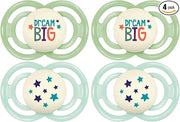 MAM Perfect Sucette Anatomique Nuit Silicone 18 Mois Tendance x2