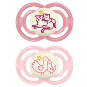 MAM Perfect Sucette Anatomique Silicone 6 Mois Nuit x2