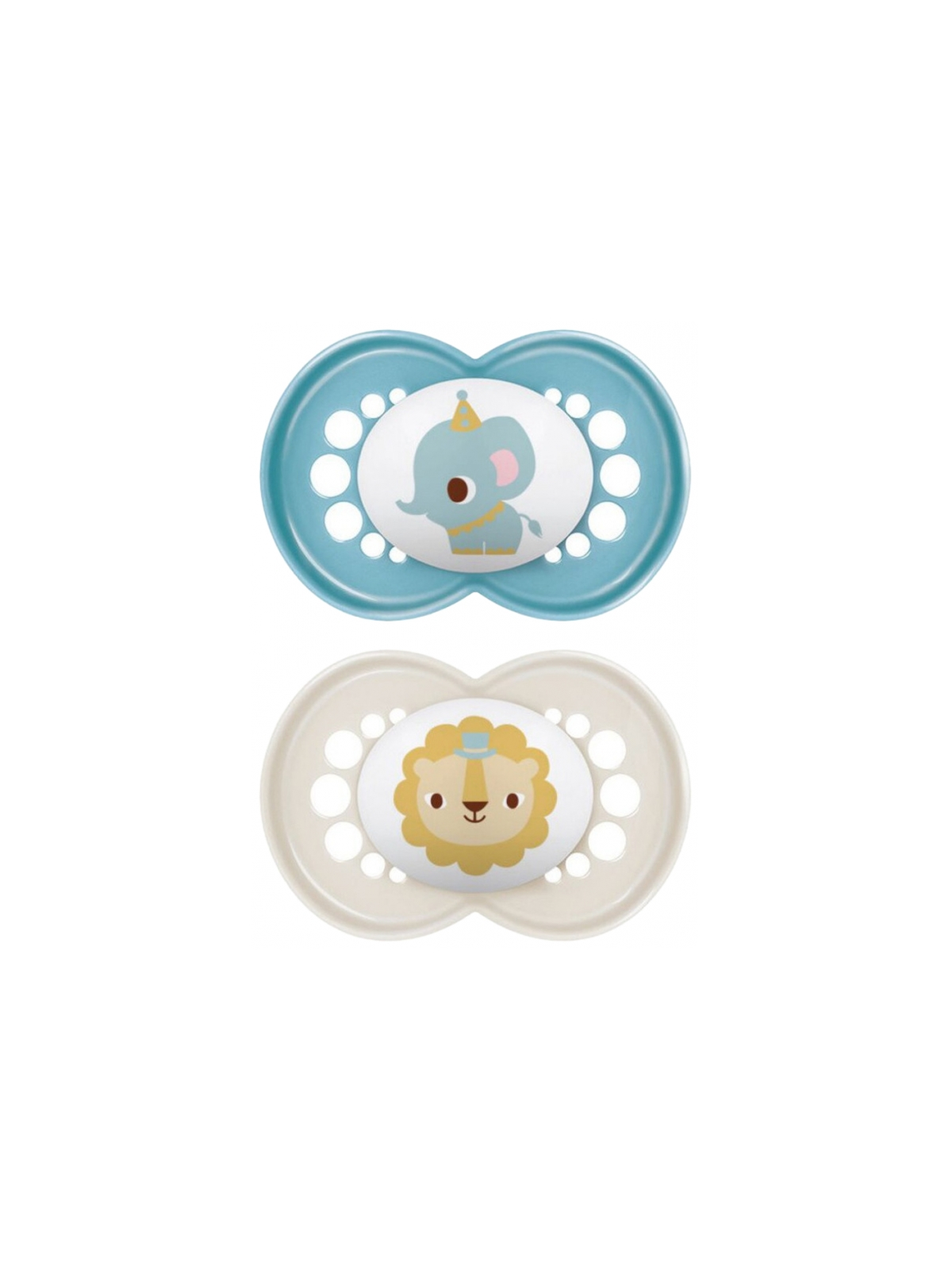 MAM Origin Sucette Silicone 18 Mois Animaux x2