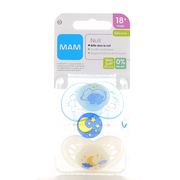 MAM Origin Sucette Nuit Silicone 18 Mois x2