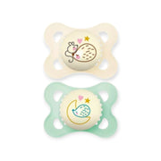 MAM Origin Sucette Nuit Silicone 2-6 Mois x2