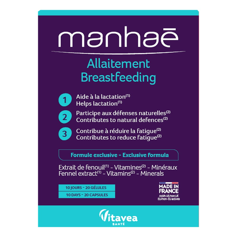 Manhae Allaitement 20 Gélules