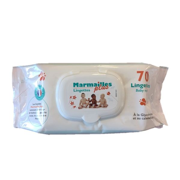Marmailles Lingettes Bébé Paq/70
