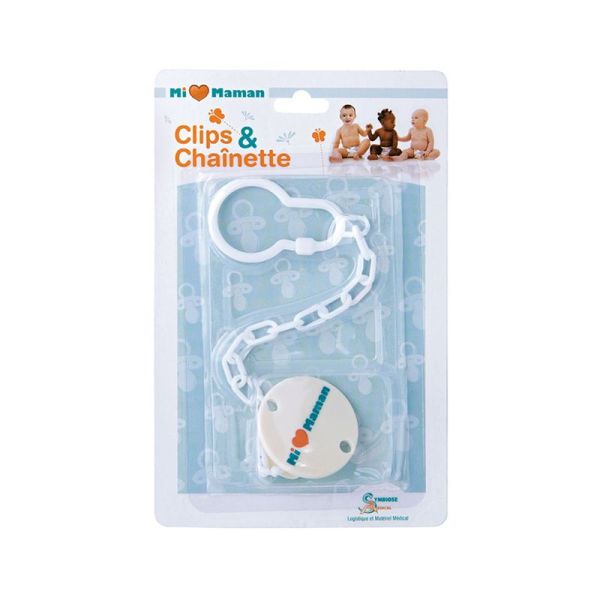 Marmailles Clip Chaînette Attache-Sucette