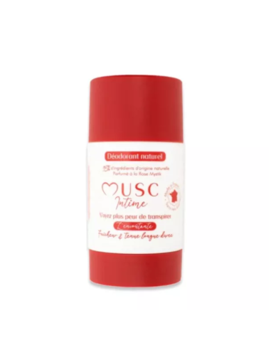 Musc Intime Déodorant Naturel Rose Mystik Roll-on 50g