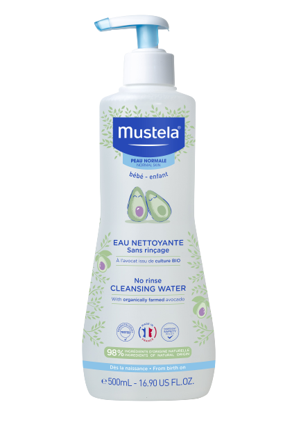 Mustela Eau Nettoyante Sans Rinçage à l'Avocat 500ml