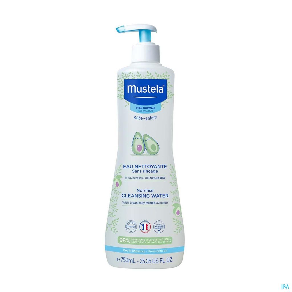 Mustela Eau Nettoyante Sans Rinçage 750ml