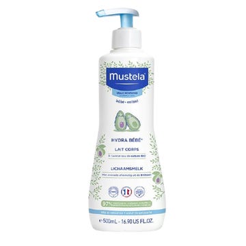 Mustela Hydra Bébé Lait Corps à l'Avocat Bio 500ml