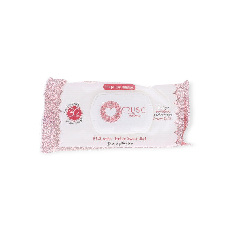 Musc Intime Lingette Intime Sweet Litchi x30