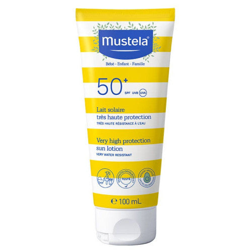 Mustela Lait Solaire SPF50+ Très Haute Protection Famille 100ml