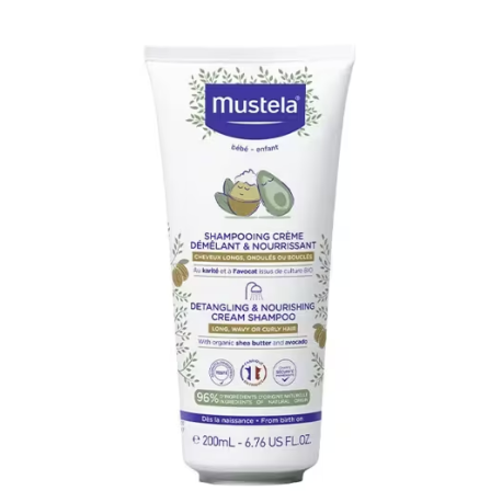 Mustela Shampooing Crème Démêlant & Nourrissant 200ml