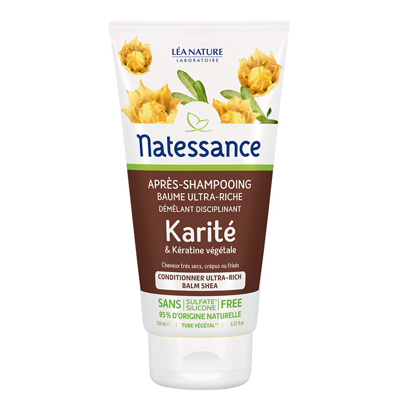 Natessance Après-Shampooing Baume Ultra-Riche Karité 150ml