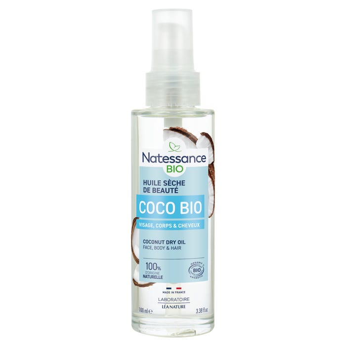 Natessance Huile Sèche de Beauté Coco Bio 100ml
