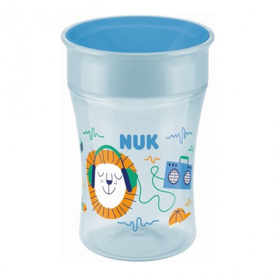 NUK Mini Magic Cup Tasse Silicone 8 mois+ Fille